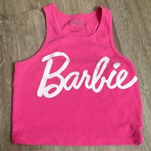 Barbie Pink size small crop tank top